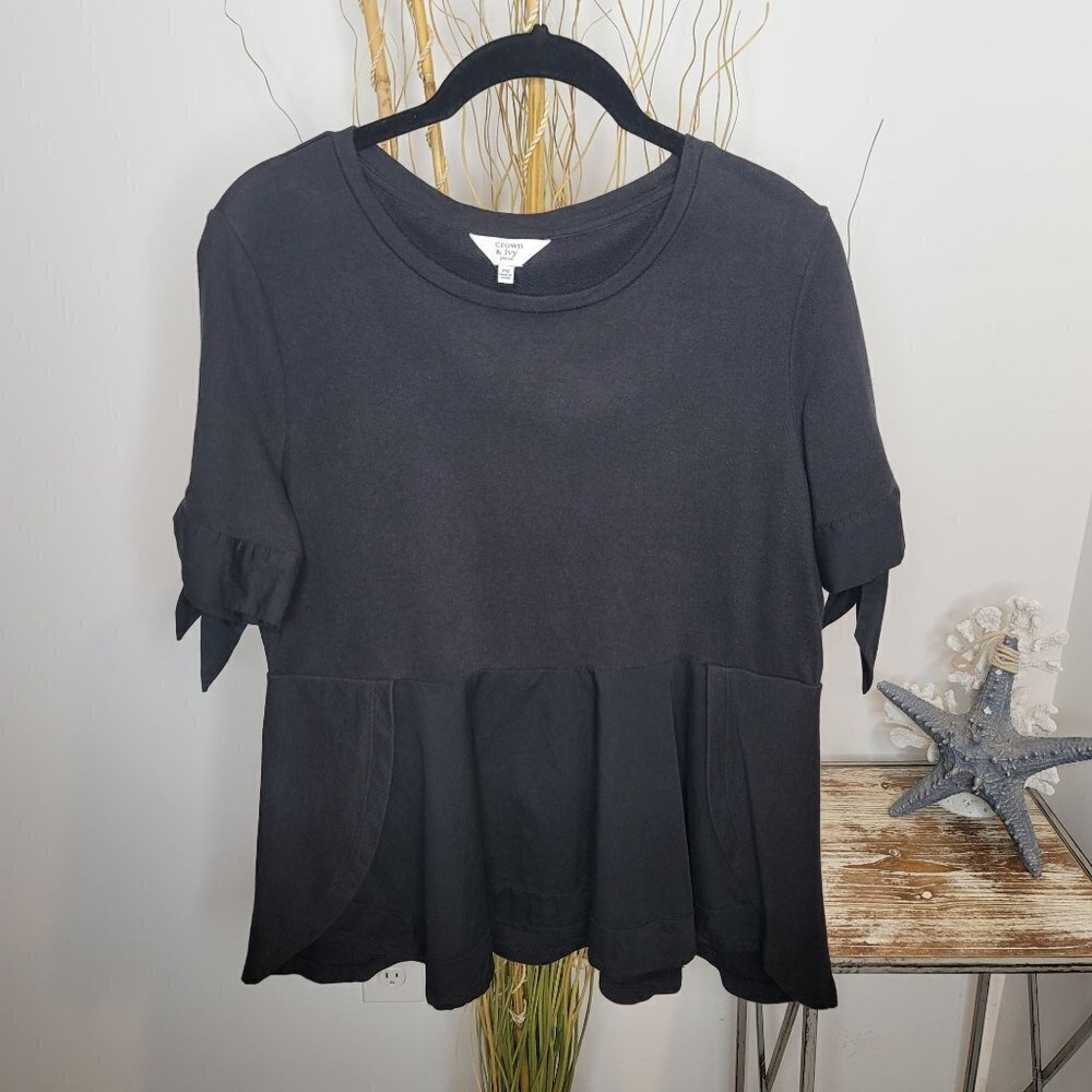 Crown &‎ Ivy Blouse Womens Petite Medium